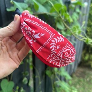 Paisley Print Top-Knot Headband